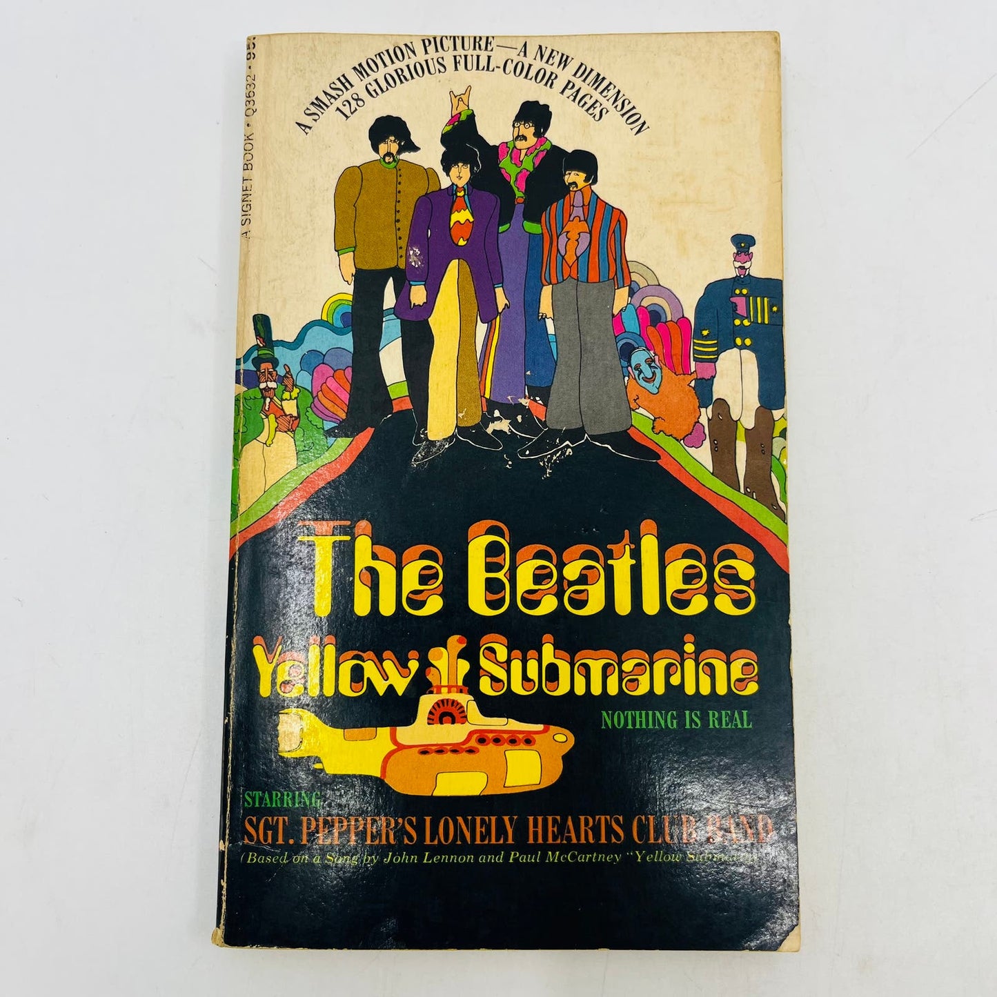 1968 Max Wilk THE BEATLES YELLOW SUBMARINE Signet 1st Printing book TE9