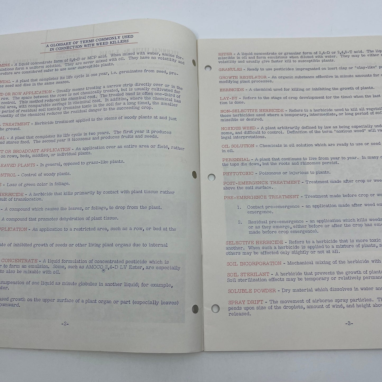 1965 Standard Oil American Oil Company's Family of Weed Killers Booklet V40-4