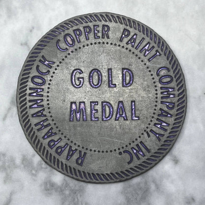 Vintage Letterpress Printers Block Plate Rapphannock Copper Paint Co SE846