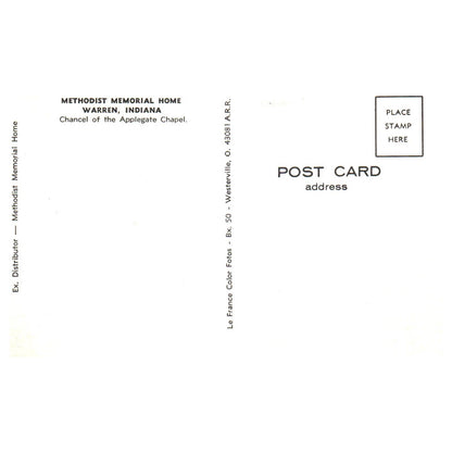 Vintage Postcard - Methodist Memorial Home Warren Indiana TJ6-1