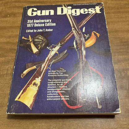 1977 Gun Digest Book Special Deluxe Edition John T. Amber TH4