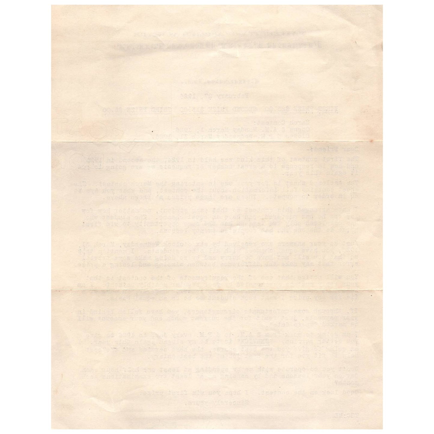 Original 1926 T.J. Cooke Fingerprint Expert Chicago IL Contest Announcement AD8