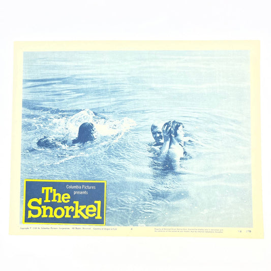 THE SNORKEL original 1958 HAMMER Lobby Card PETER VAN EYCK 11x14 4 FL4