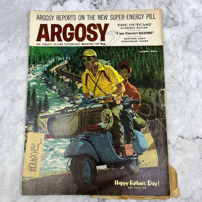 Argosy Magazine June 1958 Father's Day The Outcast Ernest Haycox TJ3