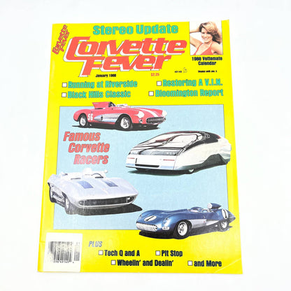 1988 January Corvette Fever Magazine Black Hills Corvette Classic TG1