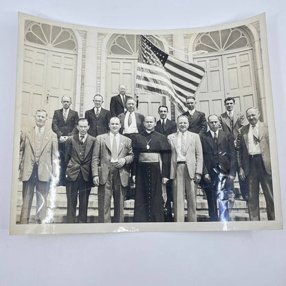 1940s Group Photo Binghamton New York 8x10” D7