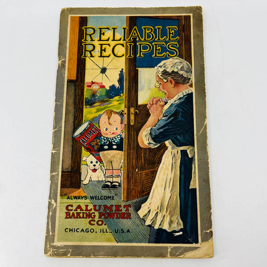 1920s Calumet Baking Powder Cookbook Reliable Recipes 11th Edition BA3