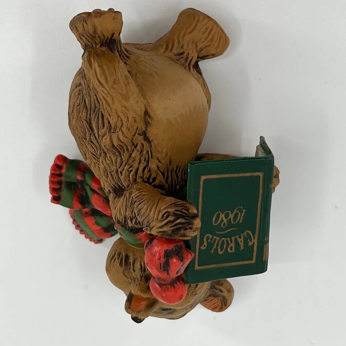 Hallmark Tree Trimmer Christmas Ornament 1980 Keepsake Caroling Bear IN BOX TB4