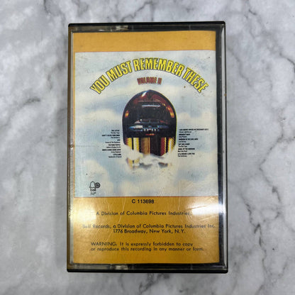 Vintage You Must Remember These V. II 12 Top Rock Pop Hits Cassette Tape TJ2-5