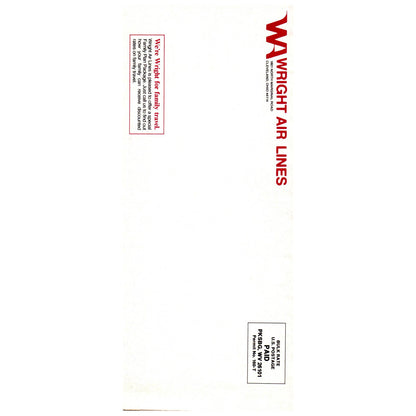 1984 Wright Airlines System Timetable Travel Brochure SE4