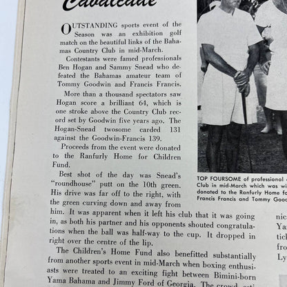 1956 Nassau and Bahamas Resort Islands Tourist Guidebook Jan Rylander TH8