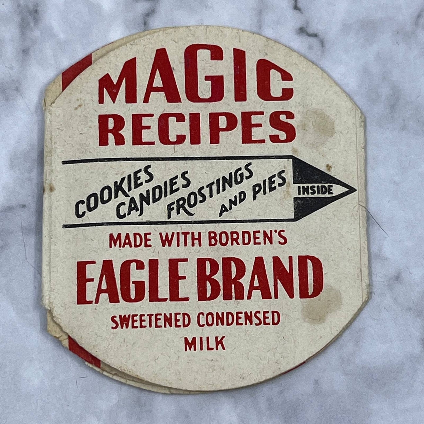 Mini BORDEN'S Eagle Brand Magic Recipes Advertising Cookbook SE7