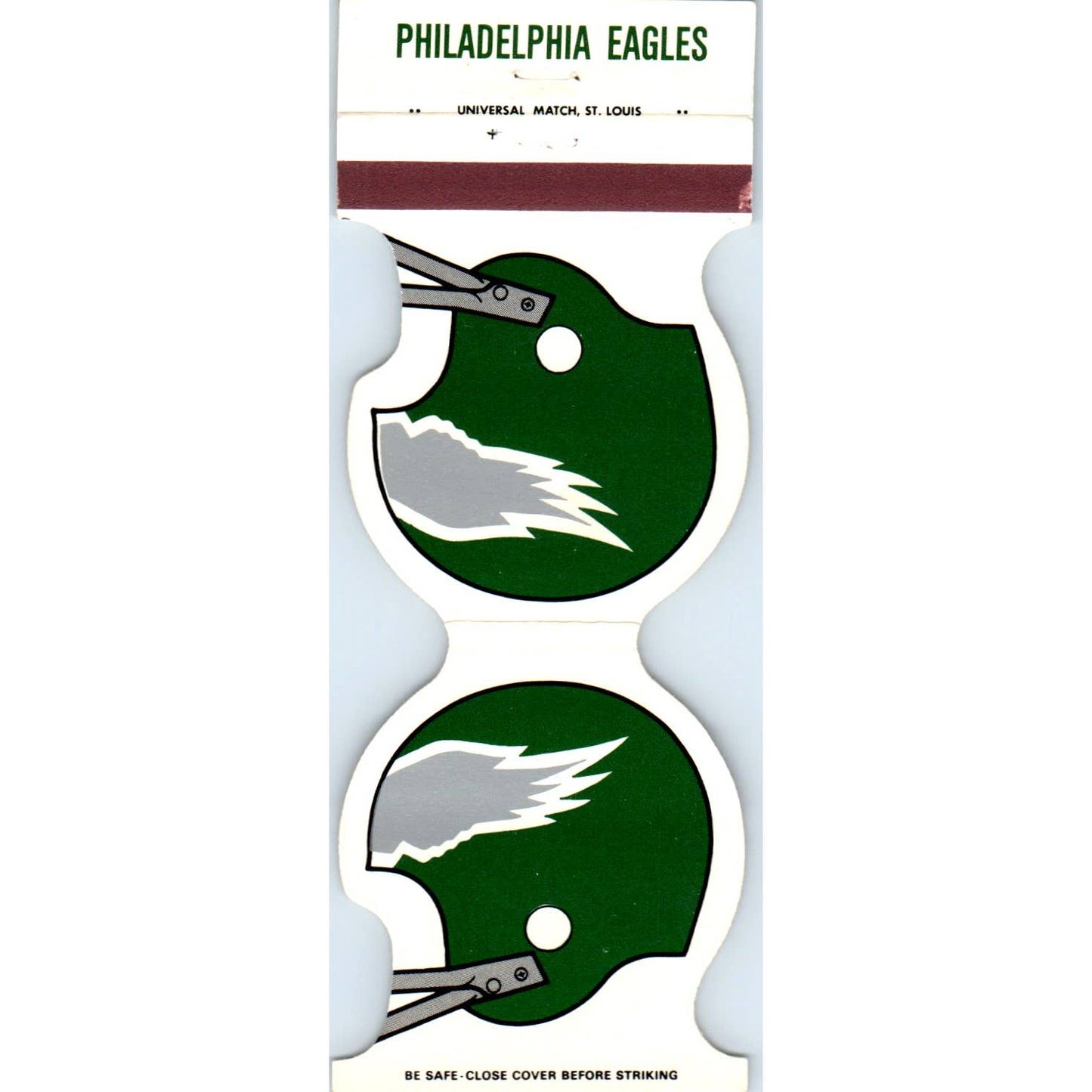 1981 Philadelphia Eagles NFL Football Schedule Matchbook Cover SA1-M4