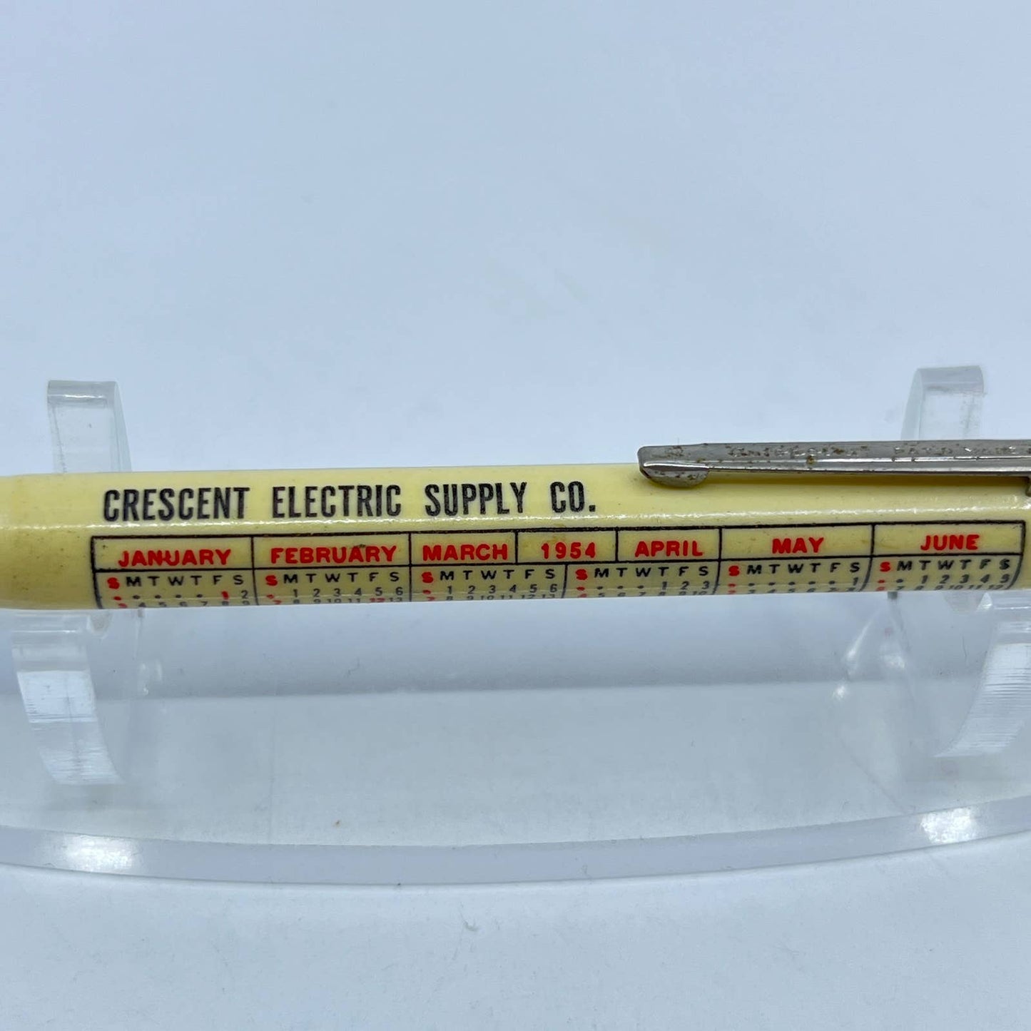Vintage 1954 Bullet Mechanical Pencil Crescent Electric Supply Company SD7