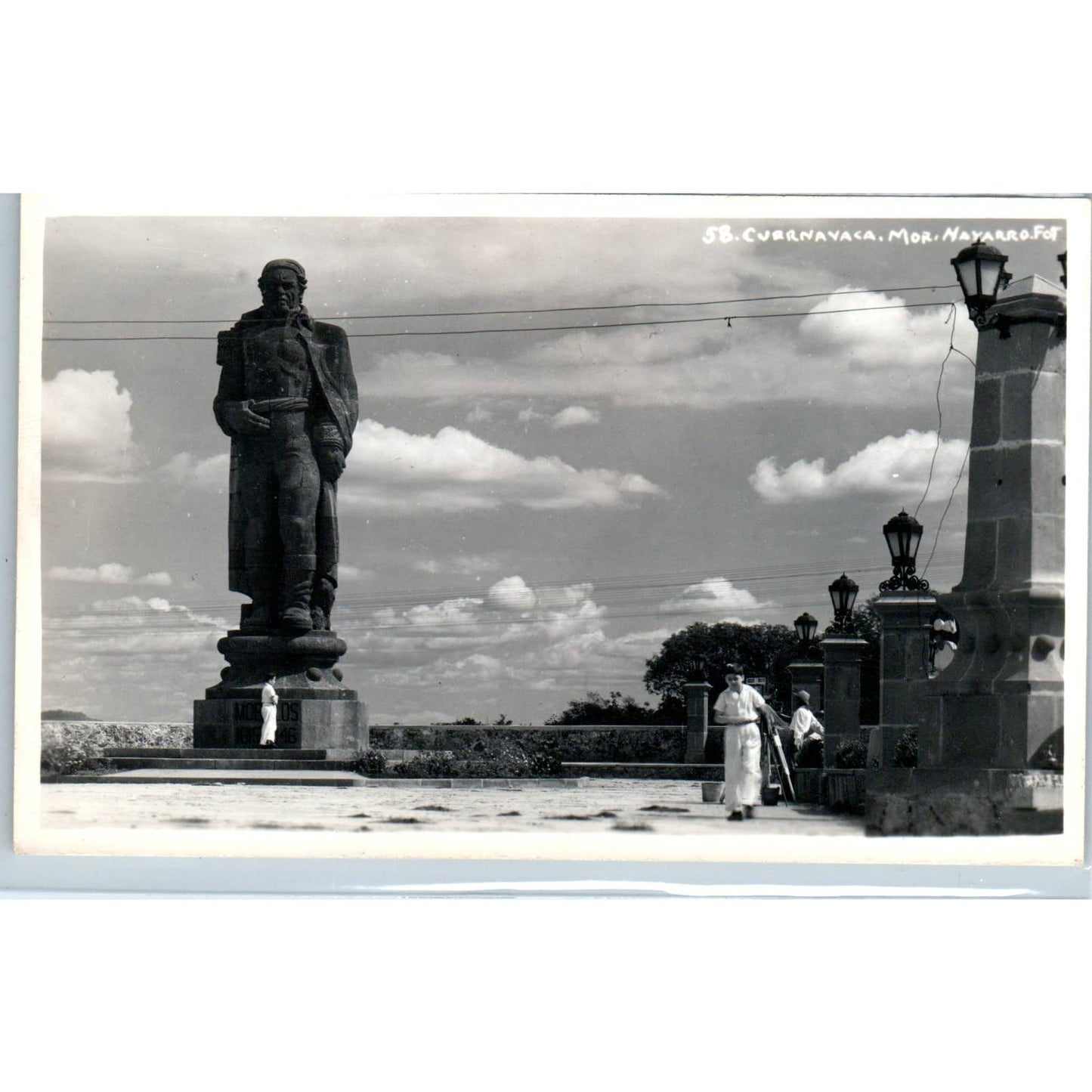 Monumento a Morelos CUERNAVACA Morelos - Original RPPC Postcard TJ7-MP