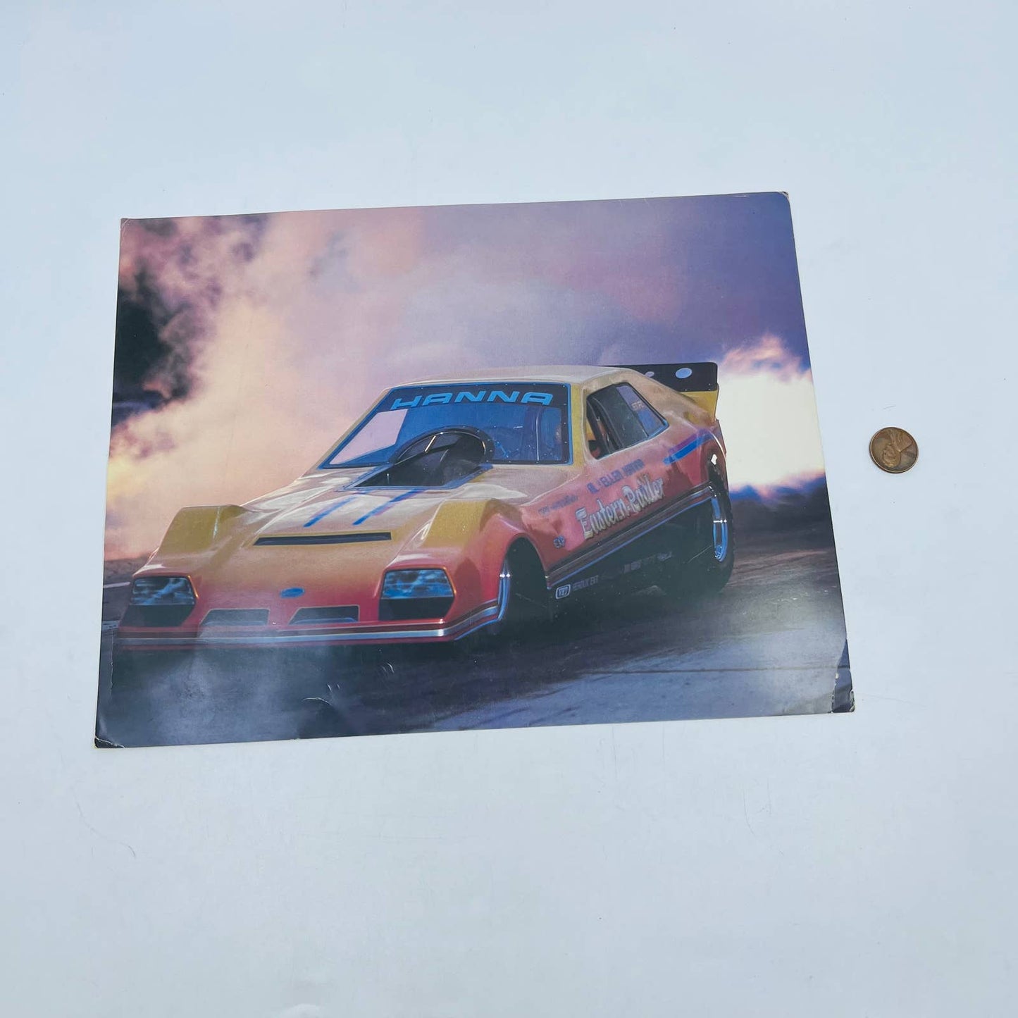 1983 Photo The Eastern Rider Exhibition Jet Funny Car Al Hanna 8.5x11 D3