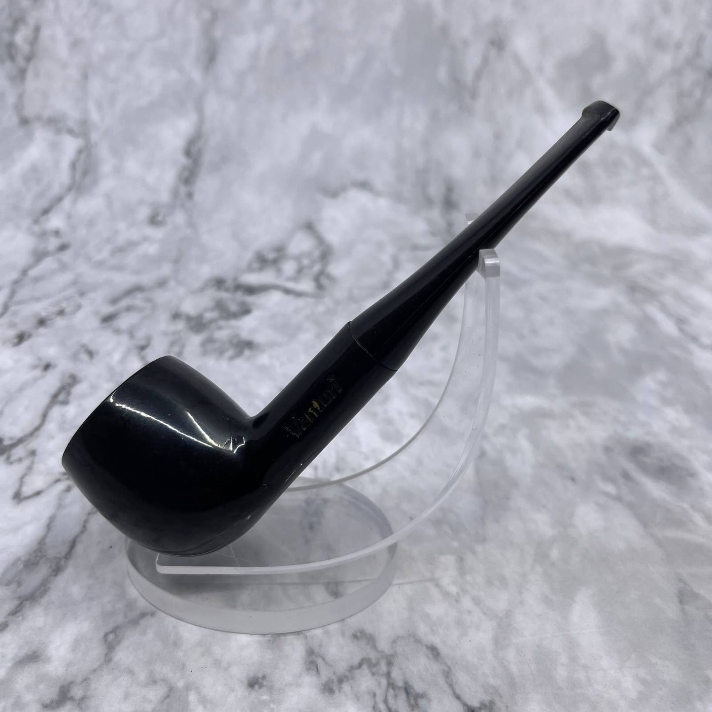 Vintage Black Billiard Venturi Estate Pipe TJ4-3