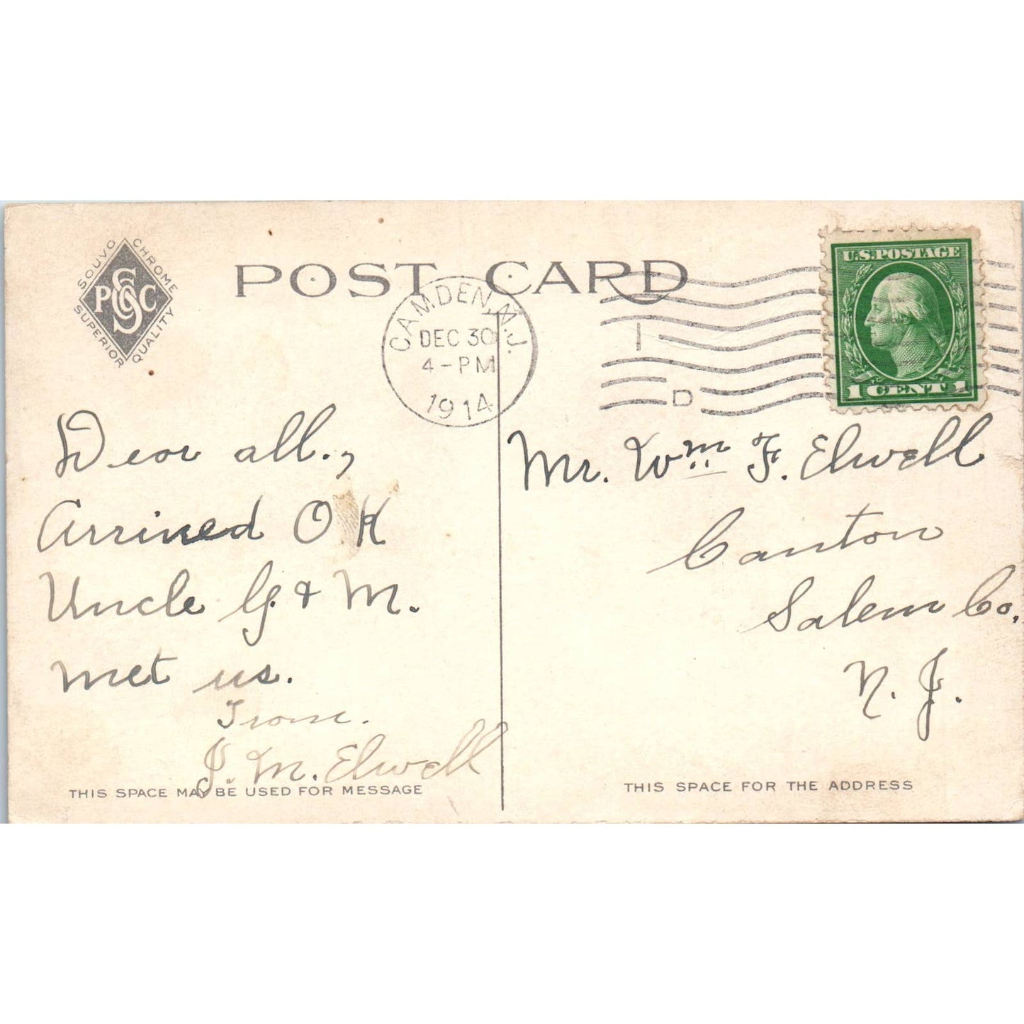 1914 Postcard West Philadelphia Station and Yards Philadelphia PA TD9-P1