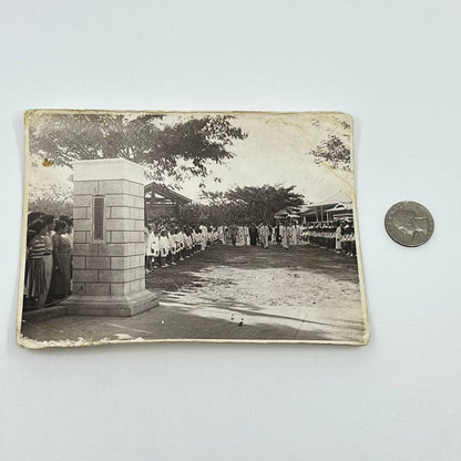 1940s WWII Photograph Japanese Military Ceremony Japan 4x6” SC5