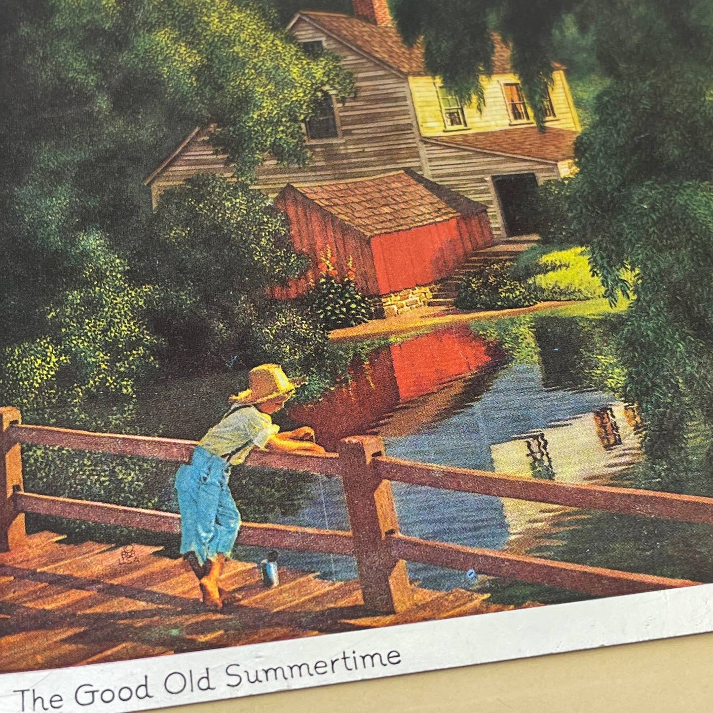 1959 Paul Detlefsen Good Old Summertime Art Foil Chromatic Print AC9