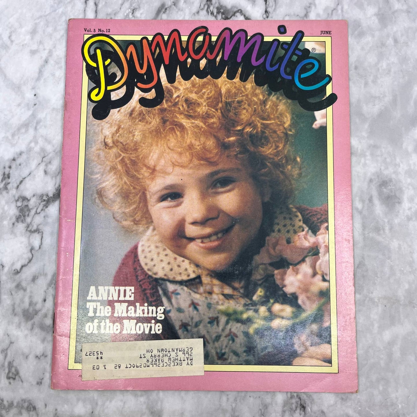 Dynamite Magazine Vol 5 No 12 June #97 Annie The Making of the Movie TJ4