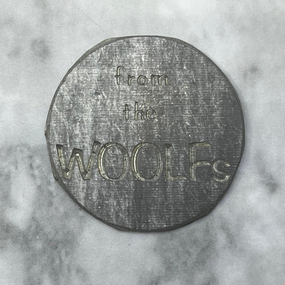Vintage Letterpress Printers Block Plate From the WOOLFs SE843