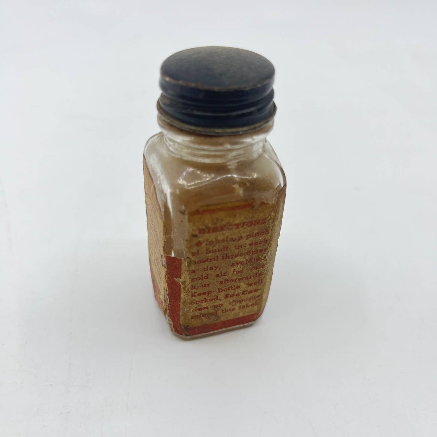 Antique Marshall’s Snuff Tobacco JAR ONLY SC8