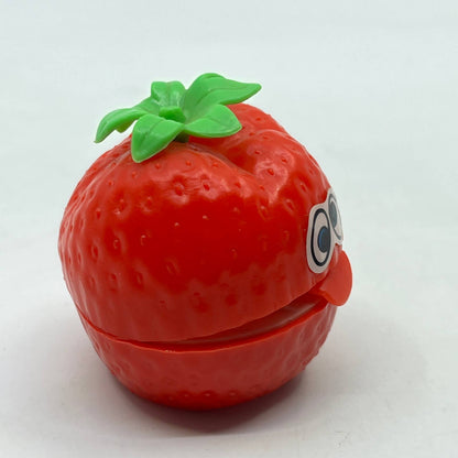 1970s Wind Up Toy Silly Strawberry Tounge Out Russ Hong Kong WORKS 2" TH7