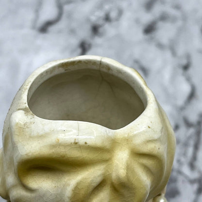Vintage National Potteries Co Cleveland Japan 3.5” Mini Lady Head Vase TJ6