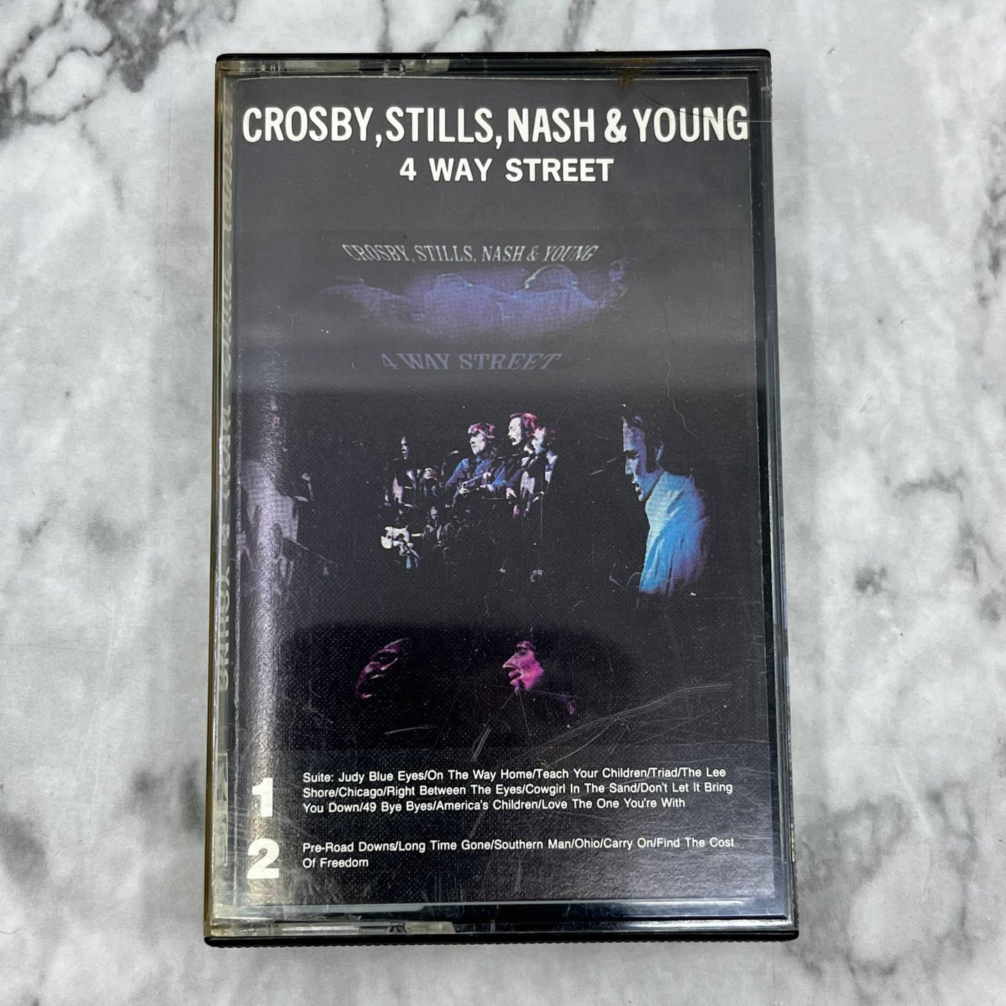 Crosby Stills Nash & Young 4 Way Street Cassette Tape TH5-34