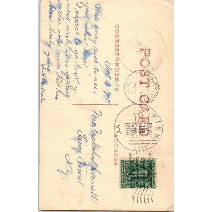 1908 Country Road RPPC Original Postcard P3-3