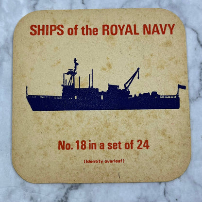 Ships Of The Royal Navy No.18 In A Set Of 24 EXERCISE MINELAYER Coaster SE7