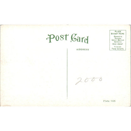 Converse College Front College Spartanburg SC c1910 Original Postcard TK1-27