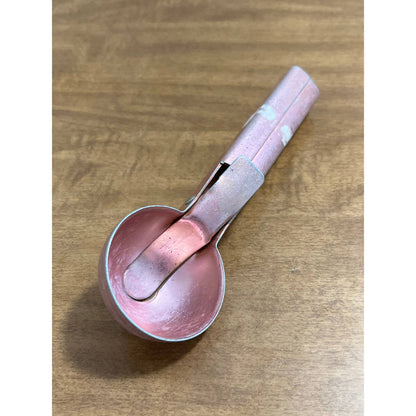 Vintage MCM 1950s Pink Aluminum Ice Cream Scoop Made in USA SD8