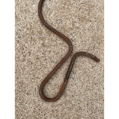 Vintage Rustic Primitive Metal Coping Saw Handle GS1