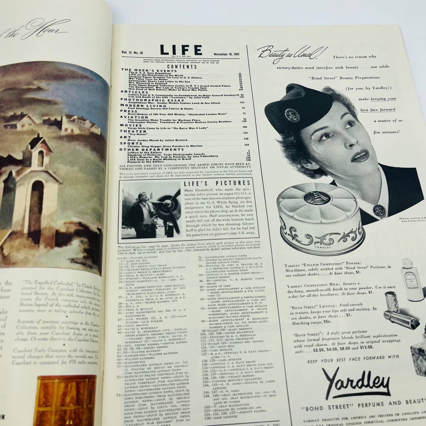 Life Magazine Nov 16 1942 Army Opens Induction Center Grand Central Plaza TD9