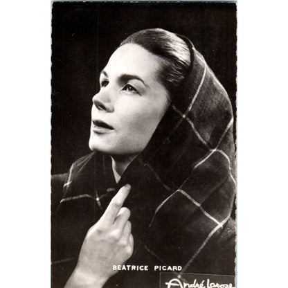 Beatrice Picard Movie Star Photo Portrait Original Postcard TK1-25