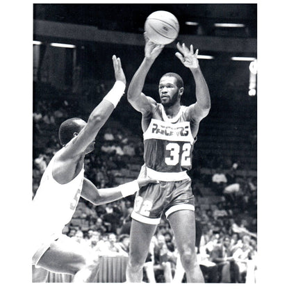 1986 Press Photo Basketball NBA Herb Williams Indiana Pacers 8x10" AD3