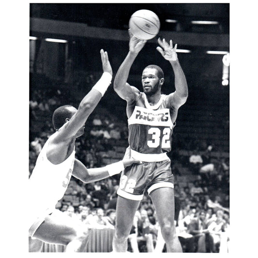 1986 Press Photo Basketball NBA Herb Williams Indiana Pacers 8x10" AD3