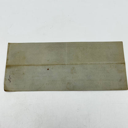 1861 Civil War Era Bank Check Boston Concord & Montreal Railroad Corporation SC5