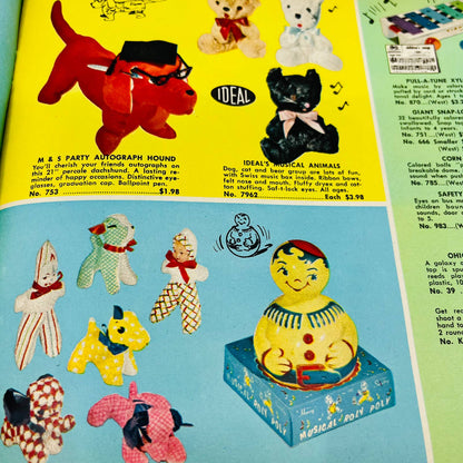1959 CHRISTMAS TOY CATALOG Glaser’s Juvenile Furniture & Toys Baltimore MD BA3