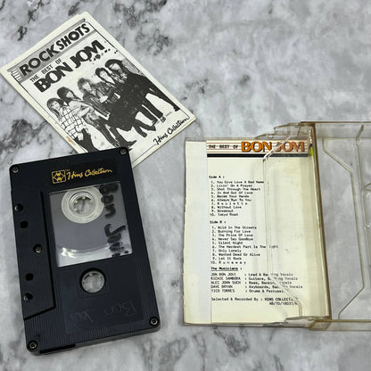 Rock Shots The Best of Bon Jovi Cassette Tape TD9-55