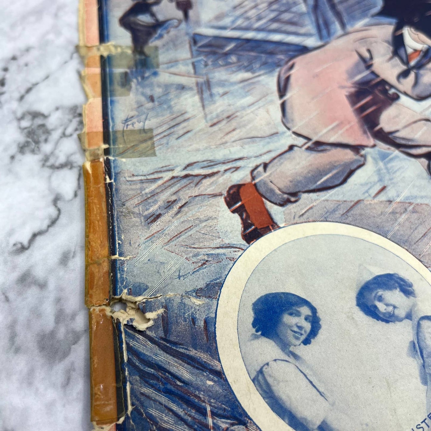 1910 Call Me Up Some Rainy Afternoon Irving Berlin Sheet Music TJ4