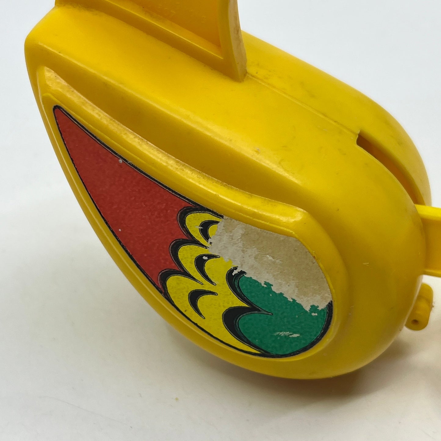 Vintage Jimson Yellow Plastic Wind Up Duck Made in Hong Kong WORKS 6” TK3