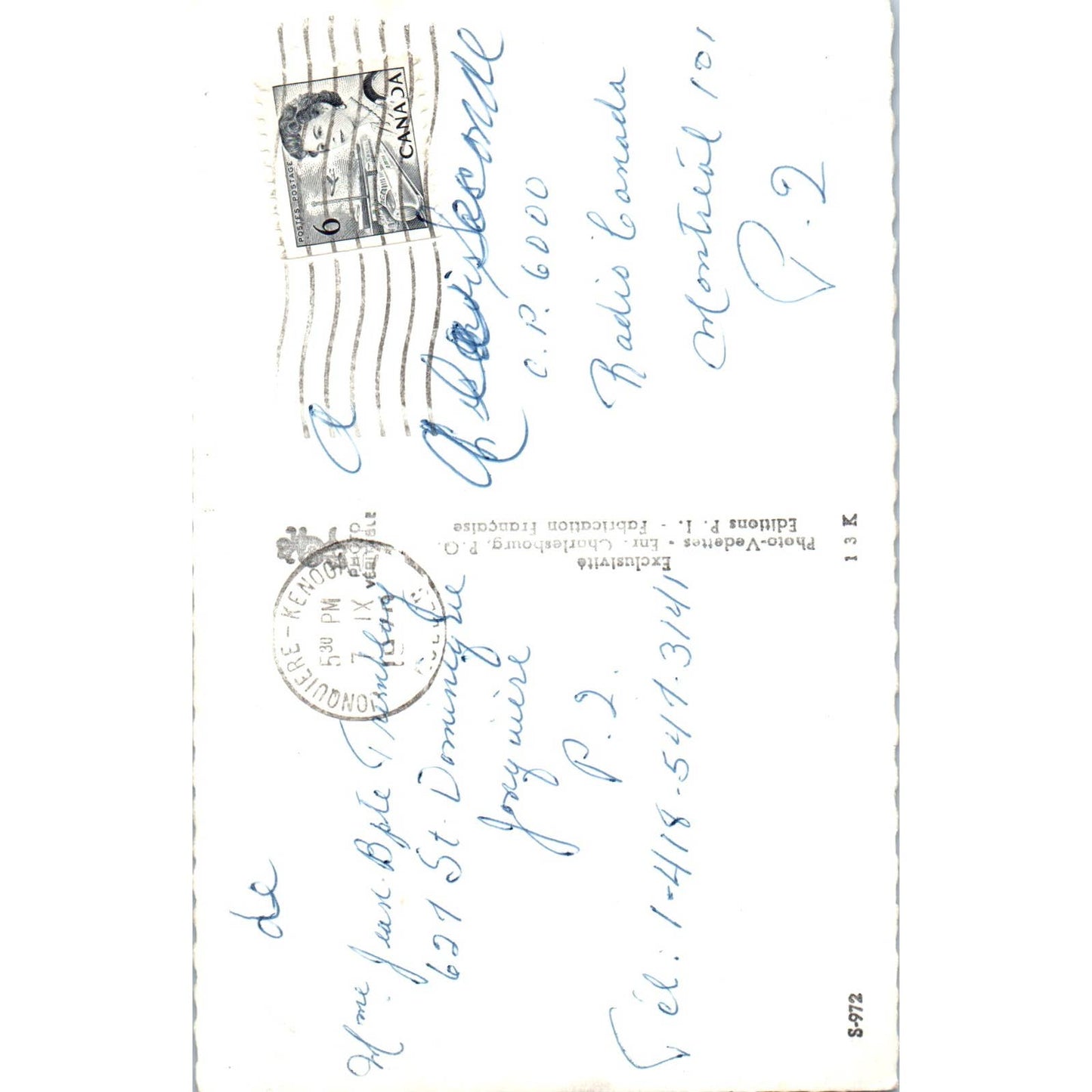 Beatrice Picard Movie Star Photo Portrait Original Postcard TK1-25