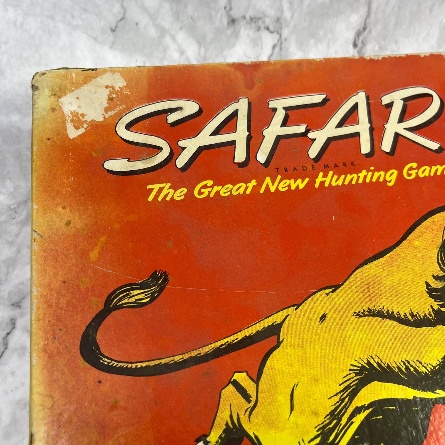 RARE Vintage 1950 Selchow & Righter SAFARI Hunting Game Board Game TJ7