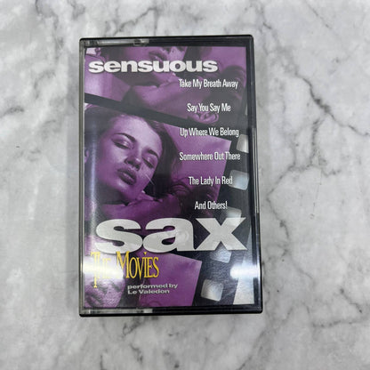 Sensuous Sax: The Movies Cassette Tape TJ3-9