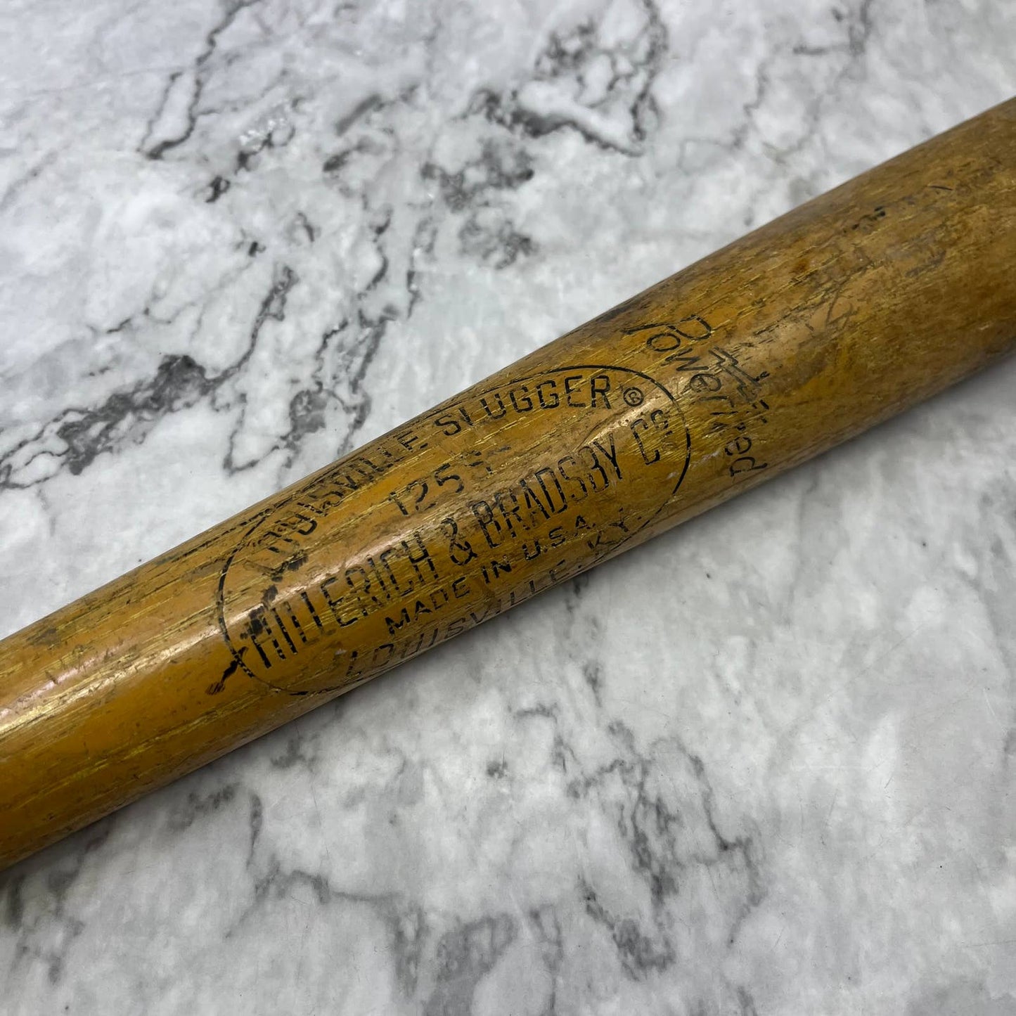 H & B Co. No 125s H&B Jackie Robinson Powerized Bat 1967 Braves Minor League