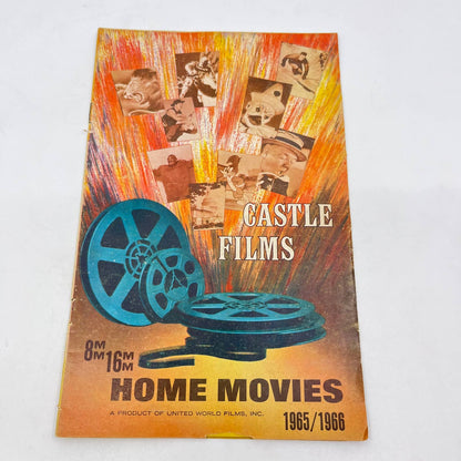 1965 Castle Films Catalog Of Home Movies Film Reel TF7