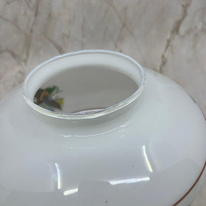 Vtg Mallard Duck Glass Light Shade Fan Replacement Pendant 3.75" Fitter TJ9